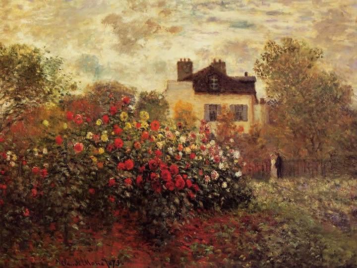 Claude Monet The Garden at Argenteuil